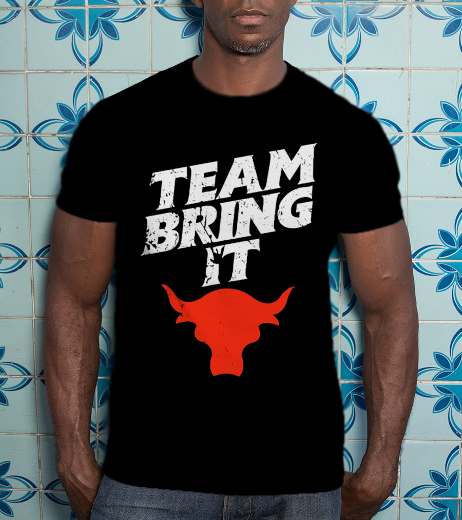 Team Bring It The Rock Bull T-Shirt