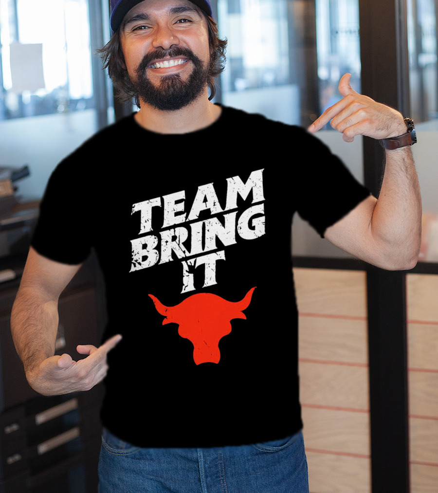 Team Bring It The Rock Bull T-Shirt