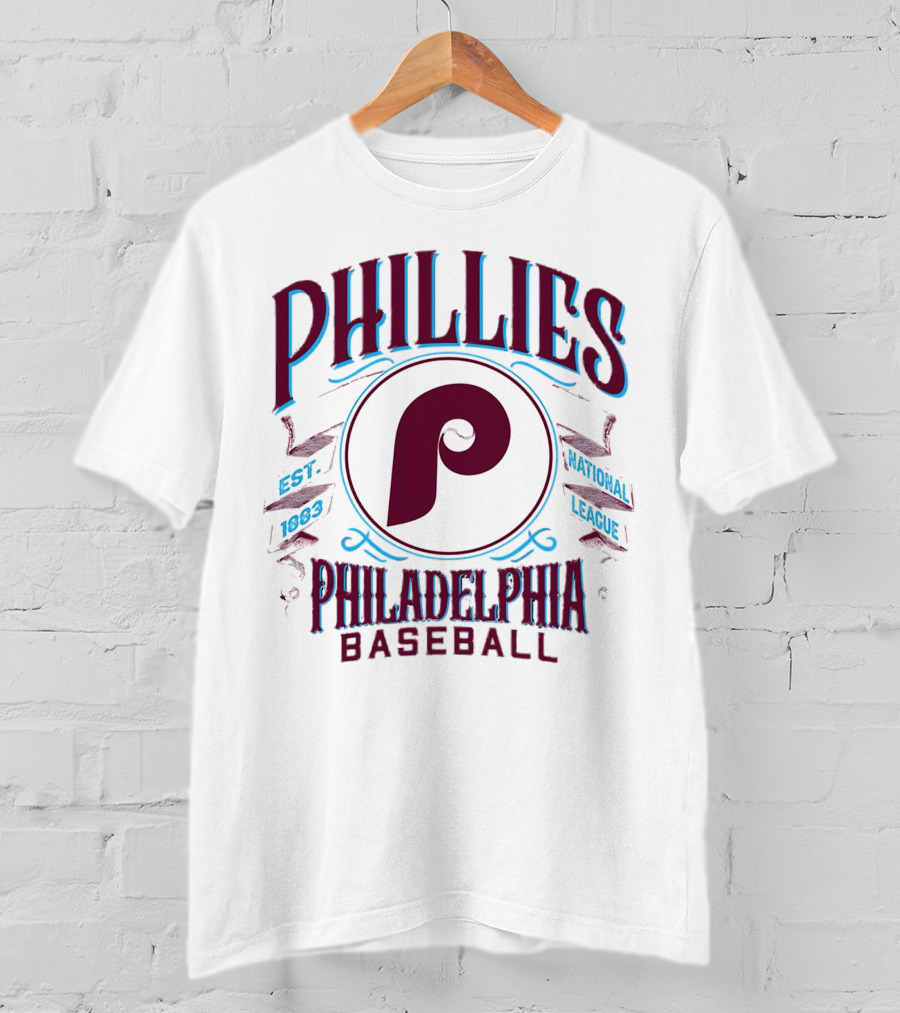 Phillies Philadelphia Baseball National League Est 1883 T-Shirt