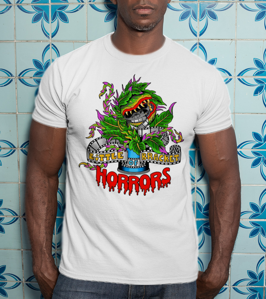 Little Bracket Of Horrors Film Reel Plant T-Shirt