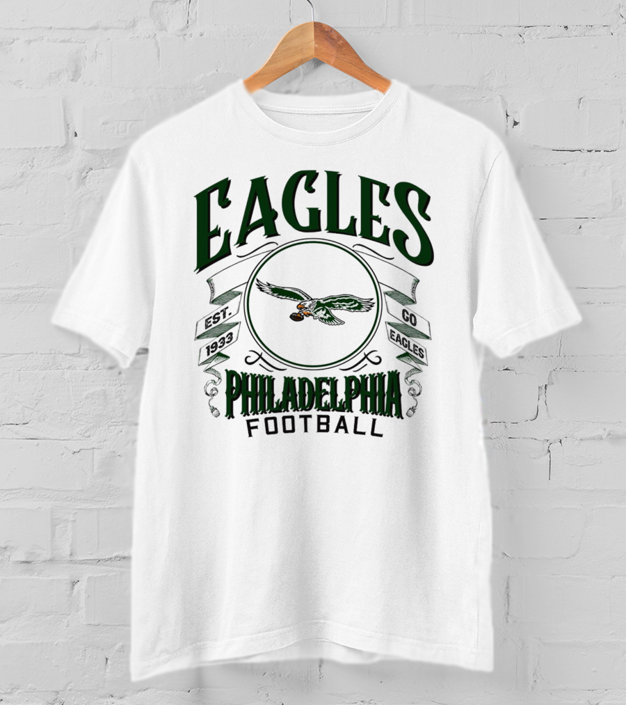 Philadelphia Eagles Football Est 1933 Go Eagles NFL T-Shirt