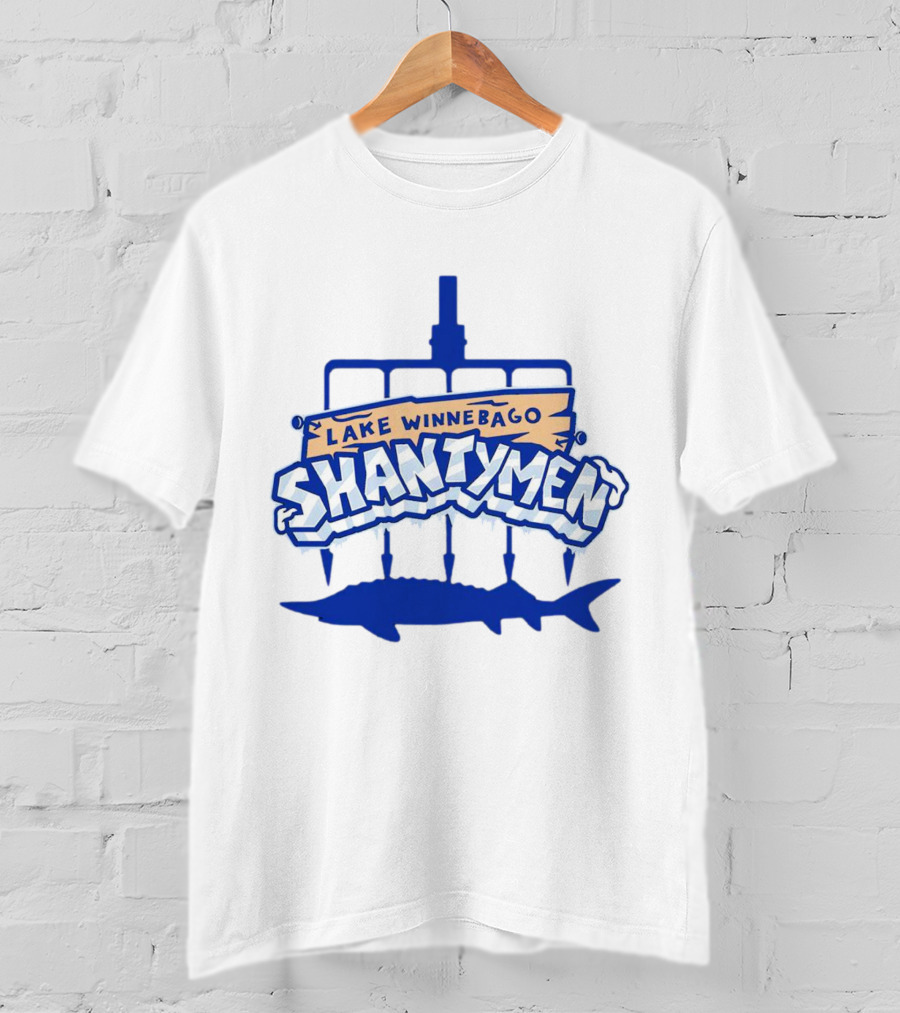 Lake Winnebago Shantymen Ice Fishing Spear T-Shirt
