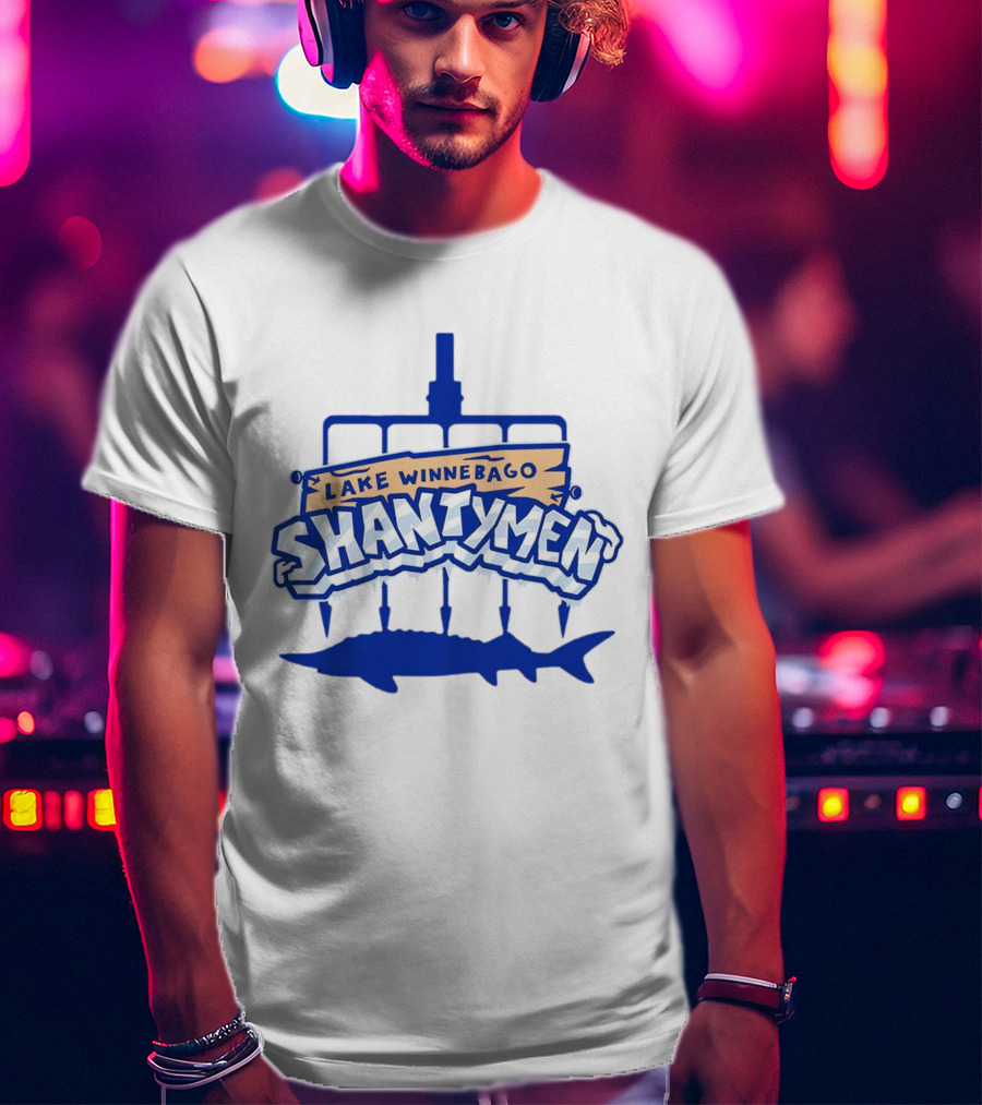 Lake Winnebago Shantymen Ice Fishing Spear T-Shirt