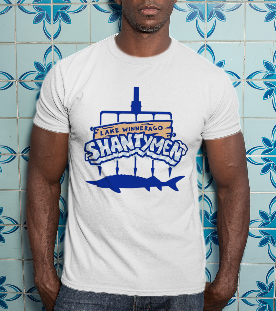 Lake Winnebago Shantymen Ice Fishing Spear T-Shirt