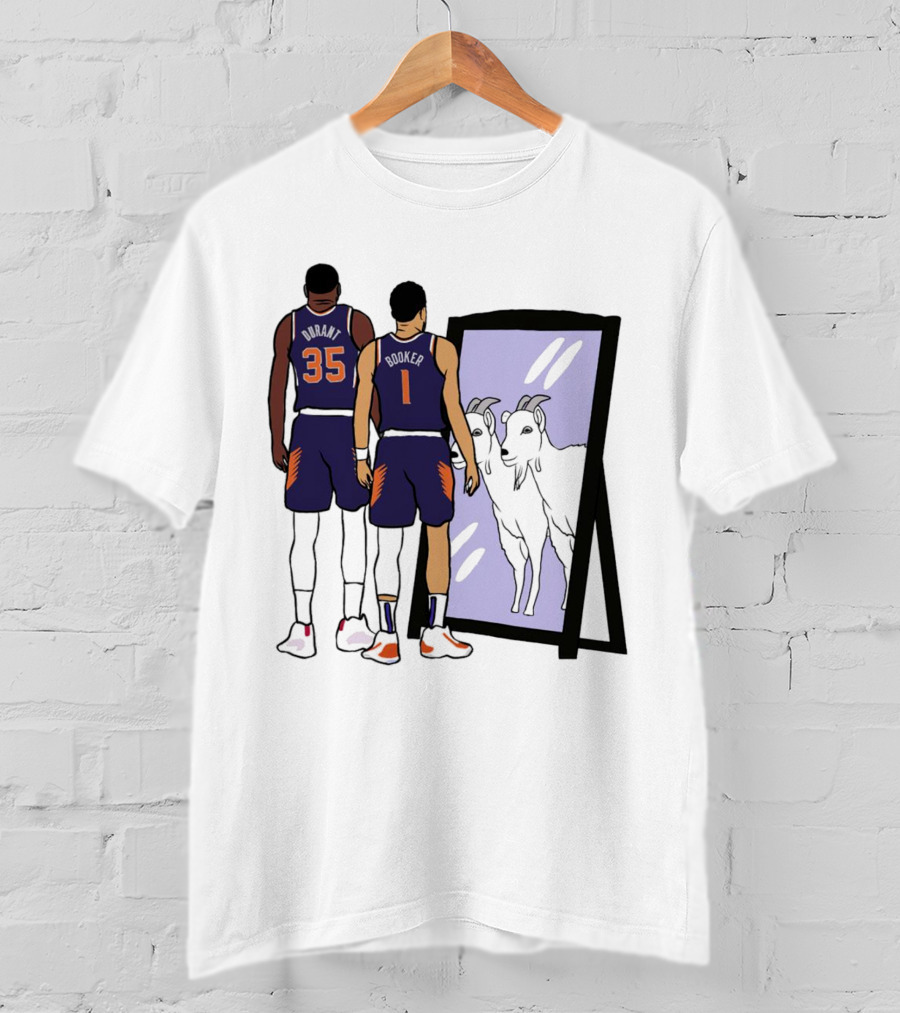 Kevin Durant 35 Devin Booker 1 Mirror Goats T-Shirt
