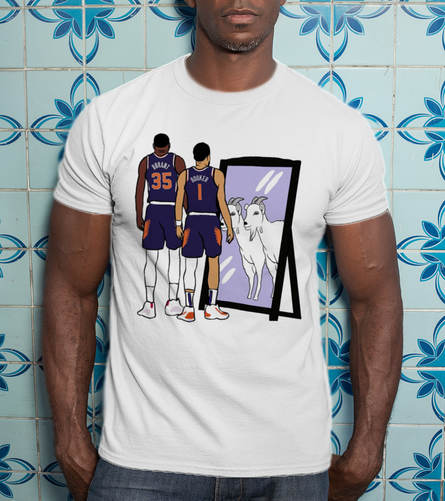 Kevin Durant 35 Devin Booker 1 Mirror Goats T-Shirt