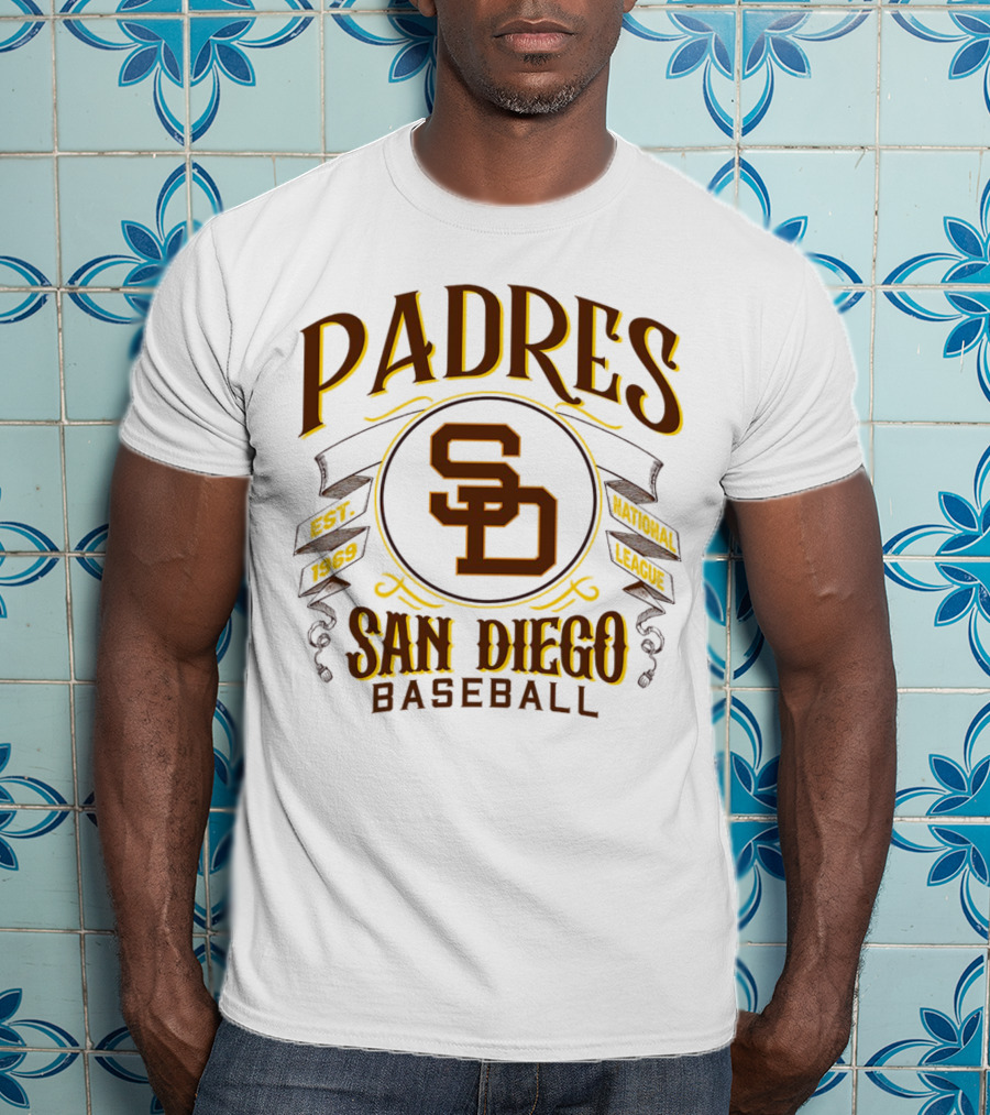 Padres San Diego Baseball National League Est 1969 SD T-Shirt