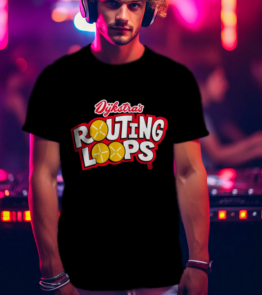 Dijkstra’s Routing Loops Comic T-Shirt