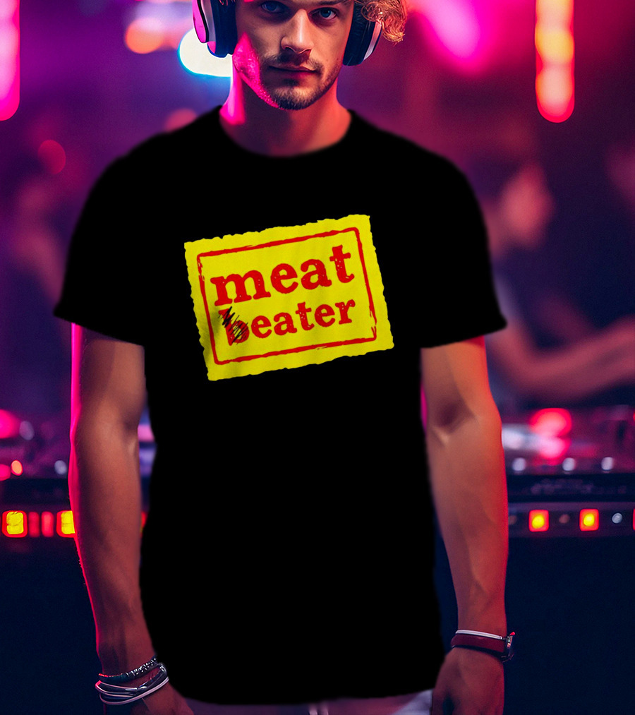 Meat Beater Yellow Label Icon T-Shirt