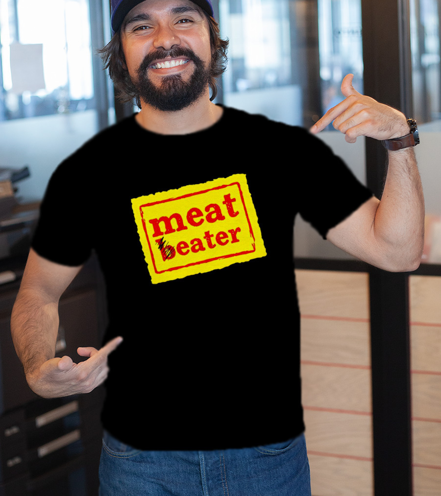 Meat Beater Yellow Label Icon T-Shirt