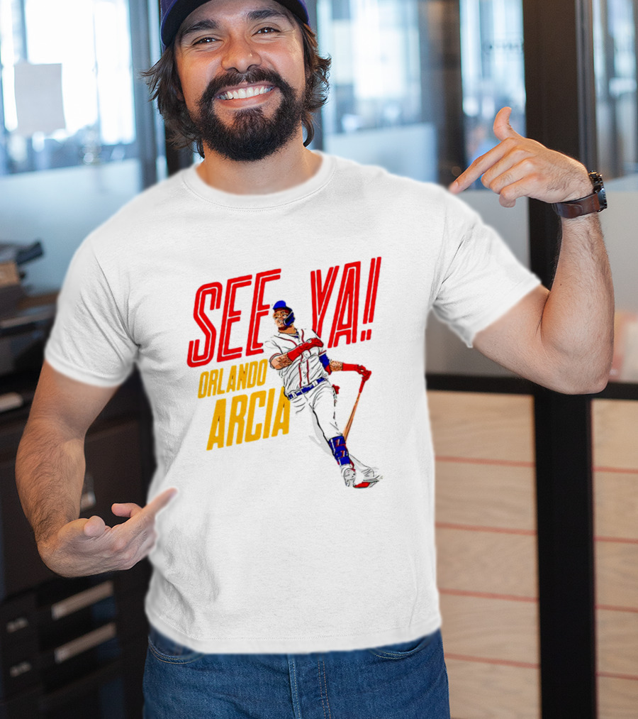 Orlando Arcia See Ya Atlanta Braves MLBPA T-Shirt