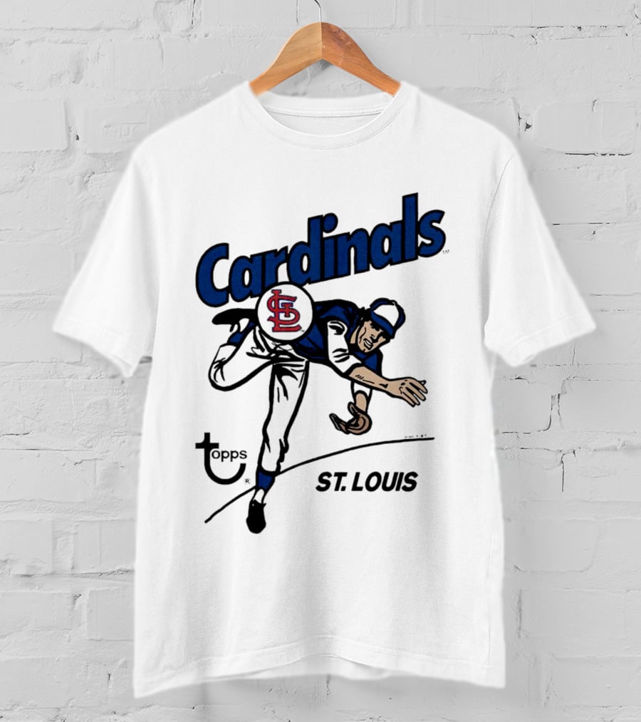 St. Louis Cardinals Topps Baseball Player T-Shirt