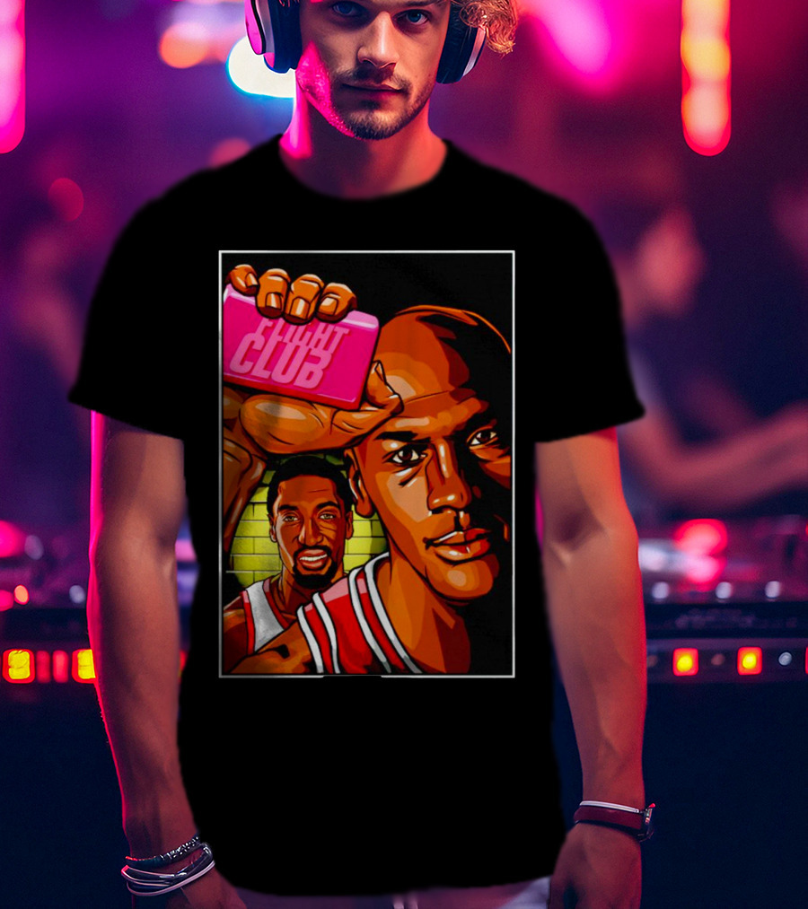 Flight Club Kobe Bryant Michael Jordan Basketball Legends T-Shirt