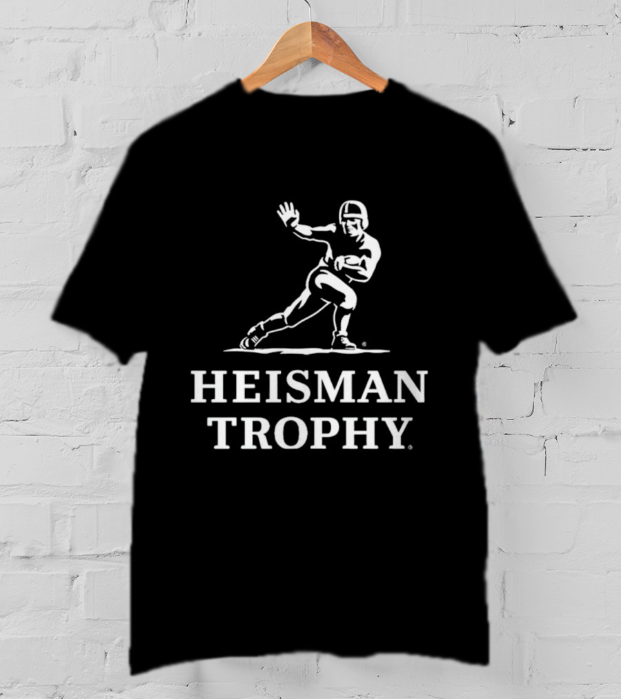 Heisman Trophy Football Player Logo Athletic Award T-Shirt