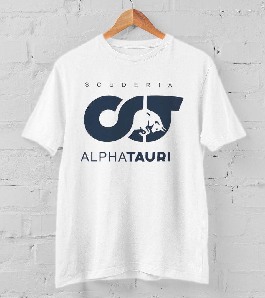 Scuderia AlphaTauri Logo Bull Emblem T-Shirt