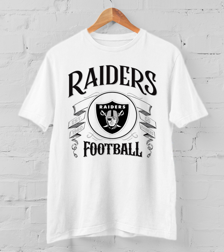 Raiders Football Est 1960 Go Raiders NFL T-Shirt