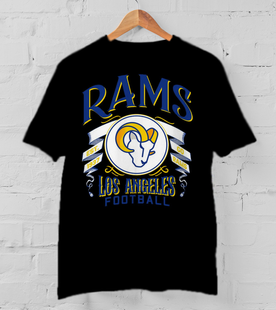 Rams Los Angeles Football Go Est 1937 T-Shirt