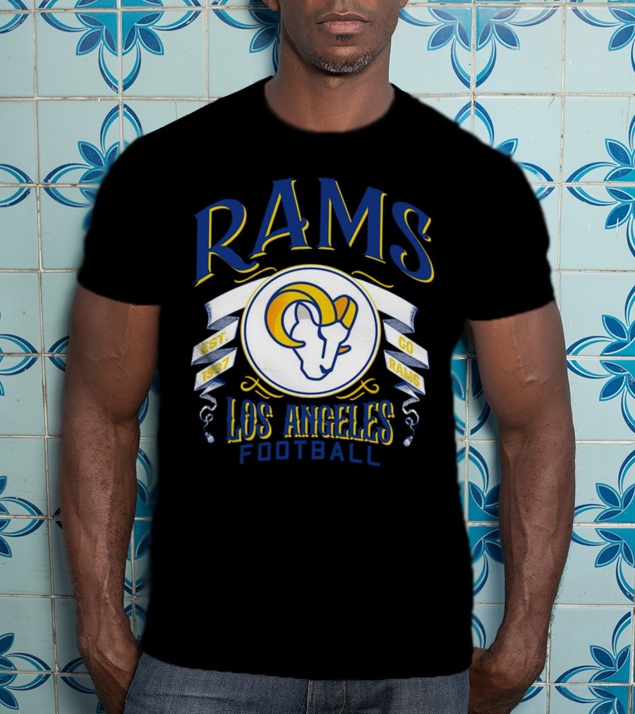 Rams Los Angeles Football Go Est 1937 T-Shirt