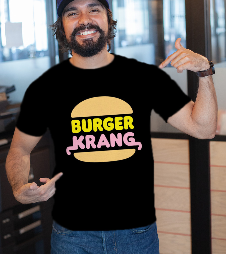 Burger Krang Neon Comic T-Shirt