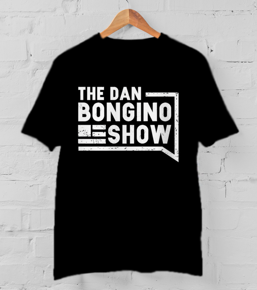 The Dan Bongino Show American Flag Speech Bubble T-Shirt