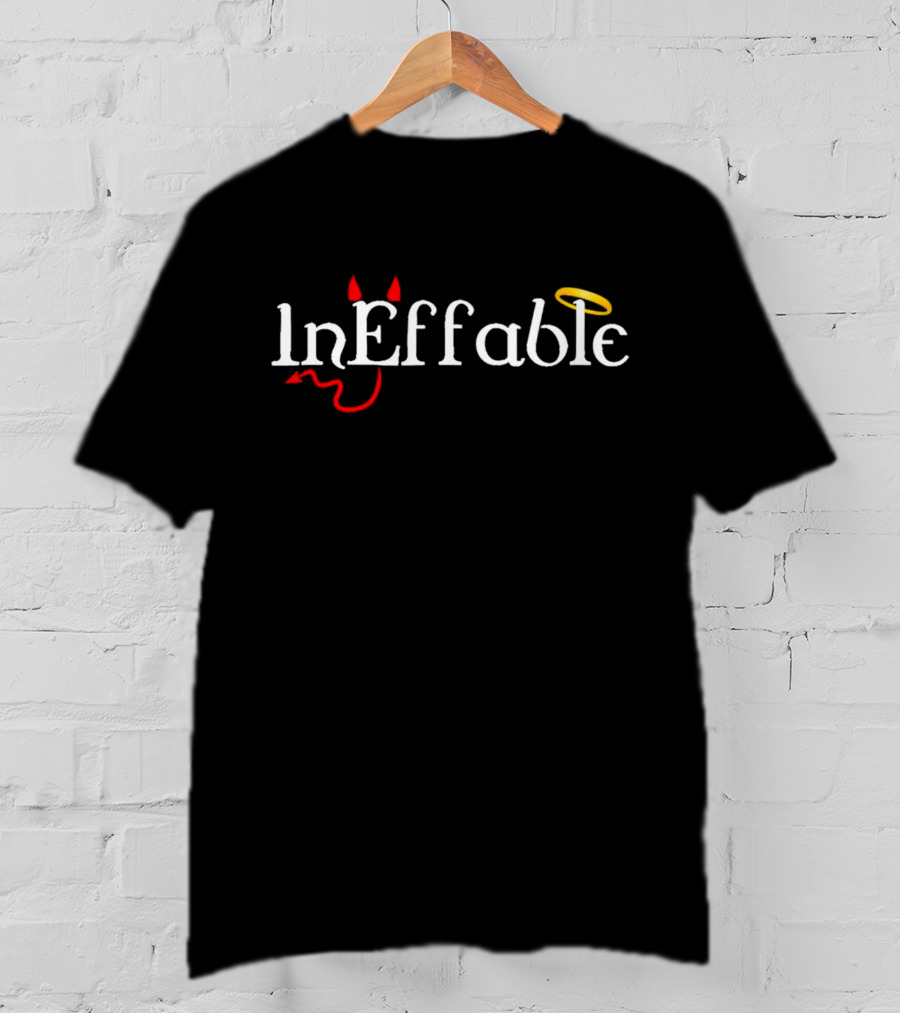 InEffable Angels And Demons Halo And Devil Horns T-Shirt