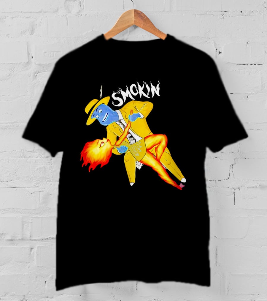 Smokin Ember Lumen Dancing With Lake Ripple In Yellow Suit T-Shirt