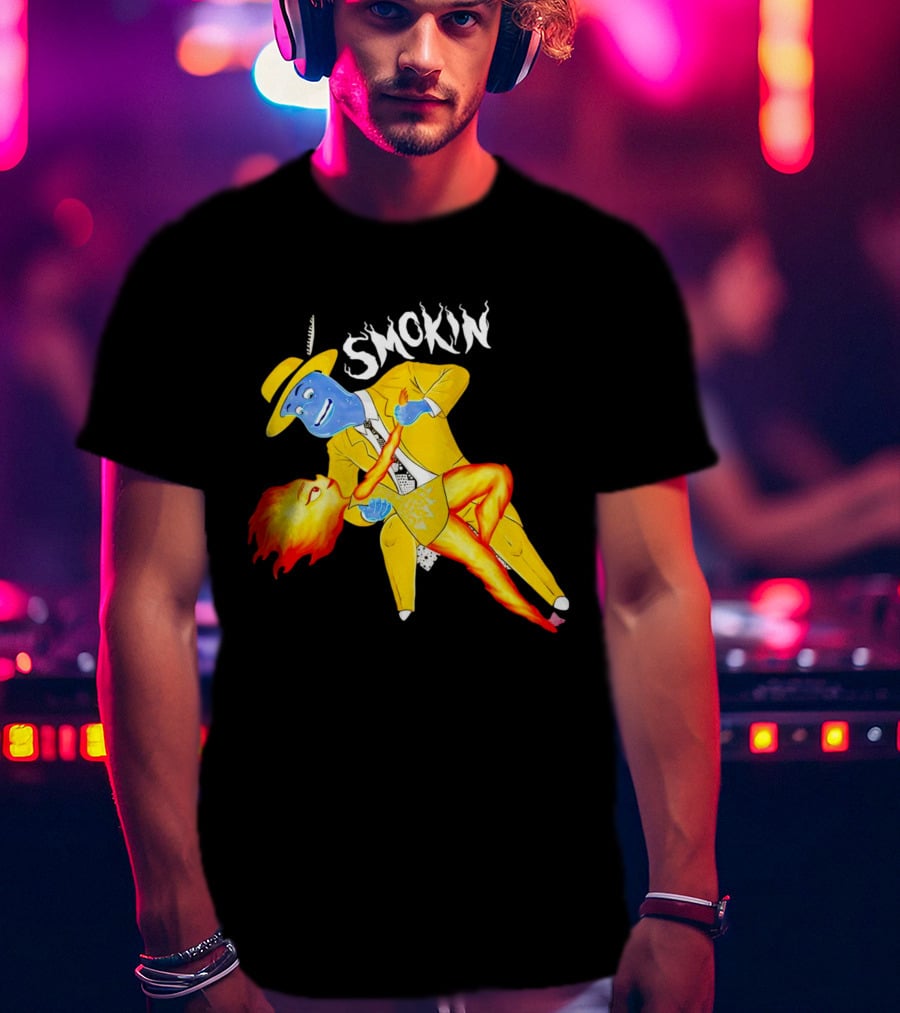 Smokin Ember Lumen Dancing With Lake Ripple In Yellow Suit T-Shirt