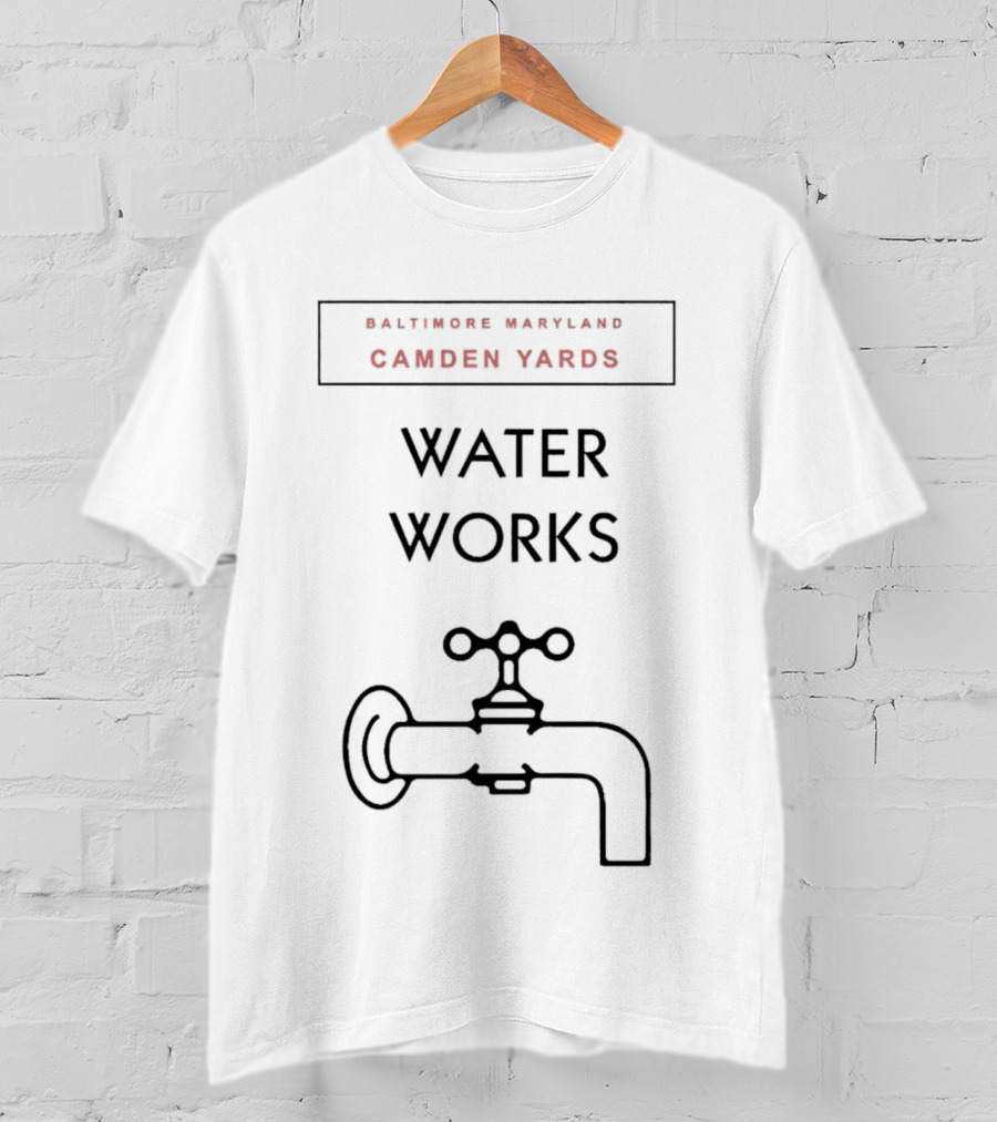 Baltimore Maryland Camden Yards Water Works T-Shirt