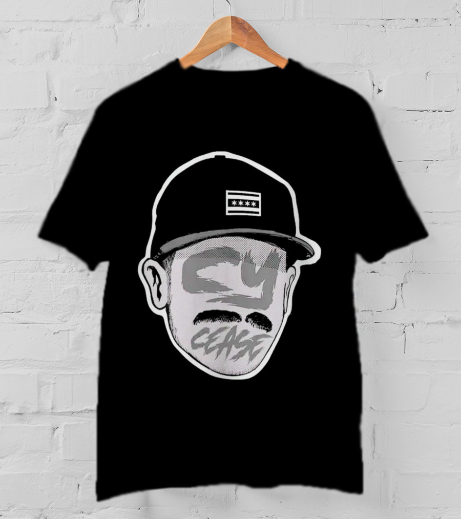 Chicago White Baseball Cy Cease Hat T-Shirt