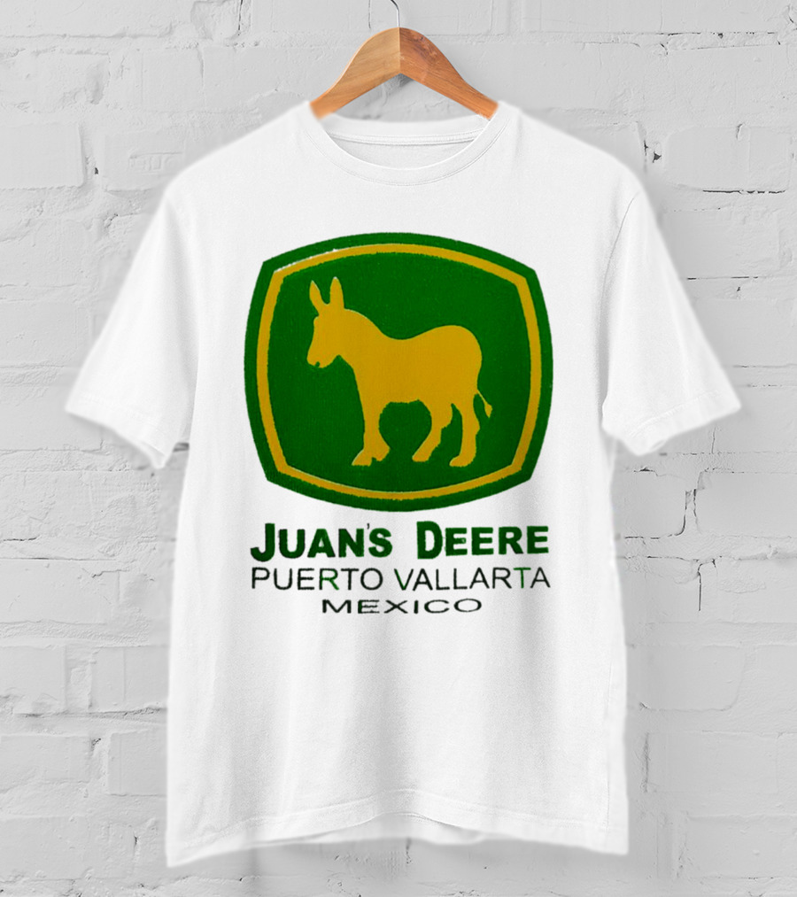 Juans Deere Puerto Vallarta Mexico Donkey T-Shirt