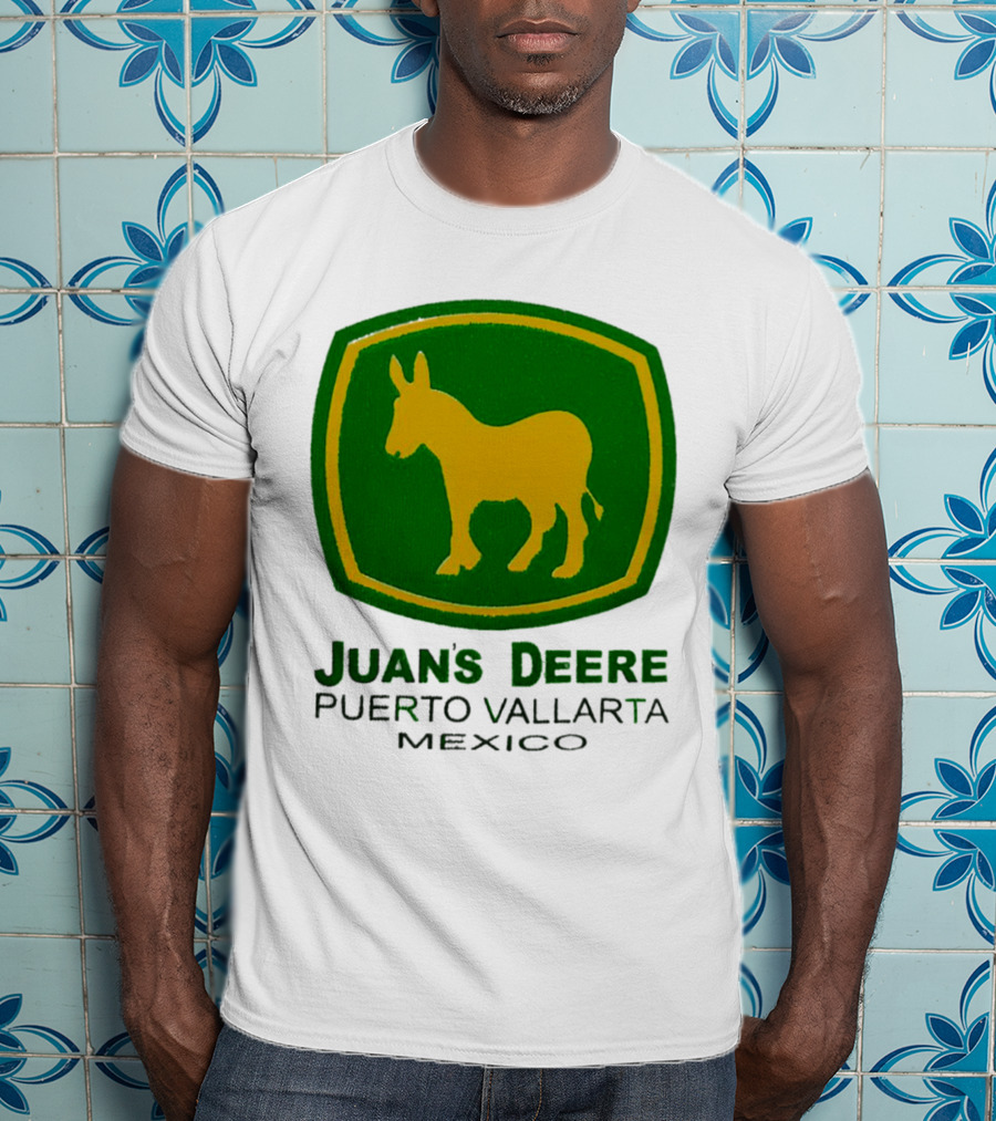 Juans Deere Puerto Vallarta Mexico Donkey T-Shirt