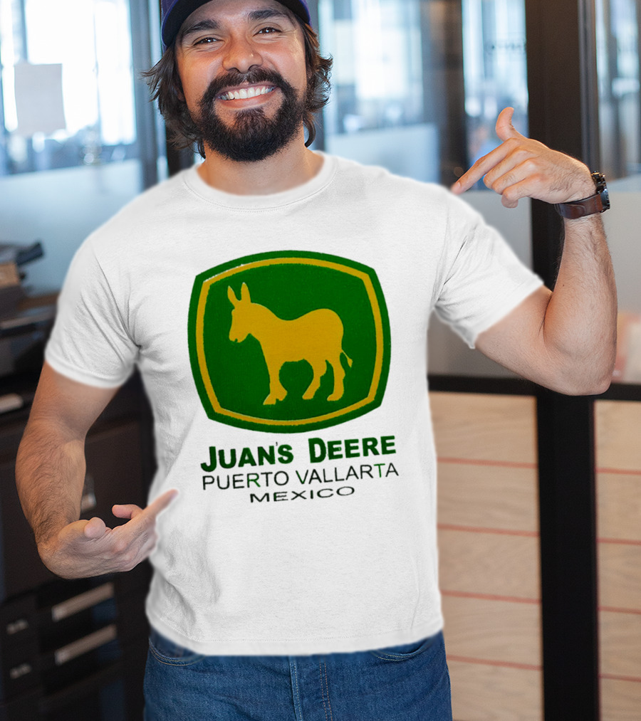 Juans Deere Puerto Vallarta Mexico Donkey T-Shirt