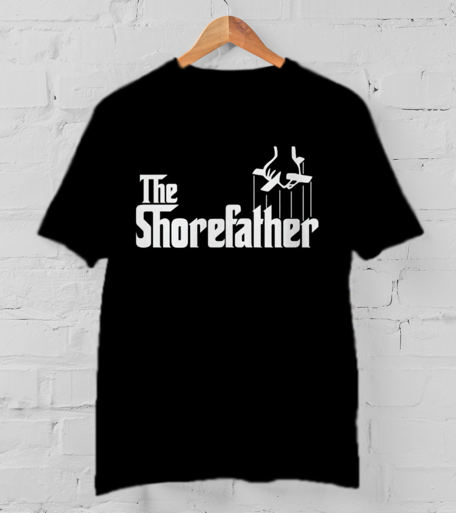 The Shorefather Mike Sorrentino Parody Text With Puppet Strings Iconic Reference T-Shirt