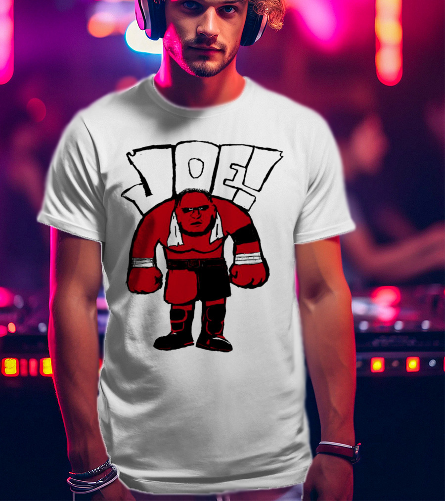 Samoa Joe Cartoon Graphic All Elite Wrestling AEW T-Shirt