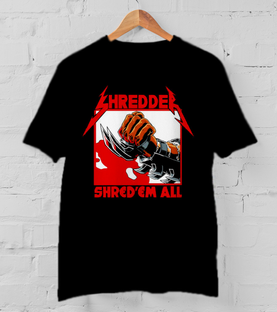 Shredder Shred ‘Em All Metal Fist T-Shirt