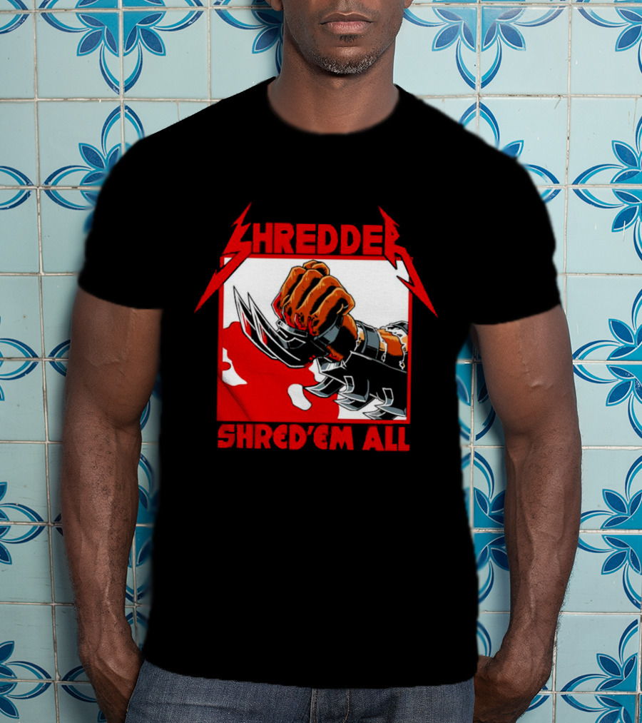 Shredder Shred ‘Em All Metal Fist T-Shirt