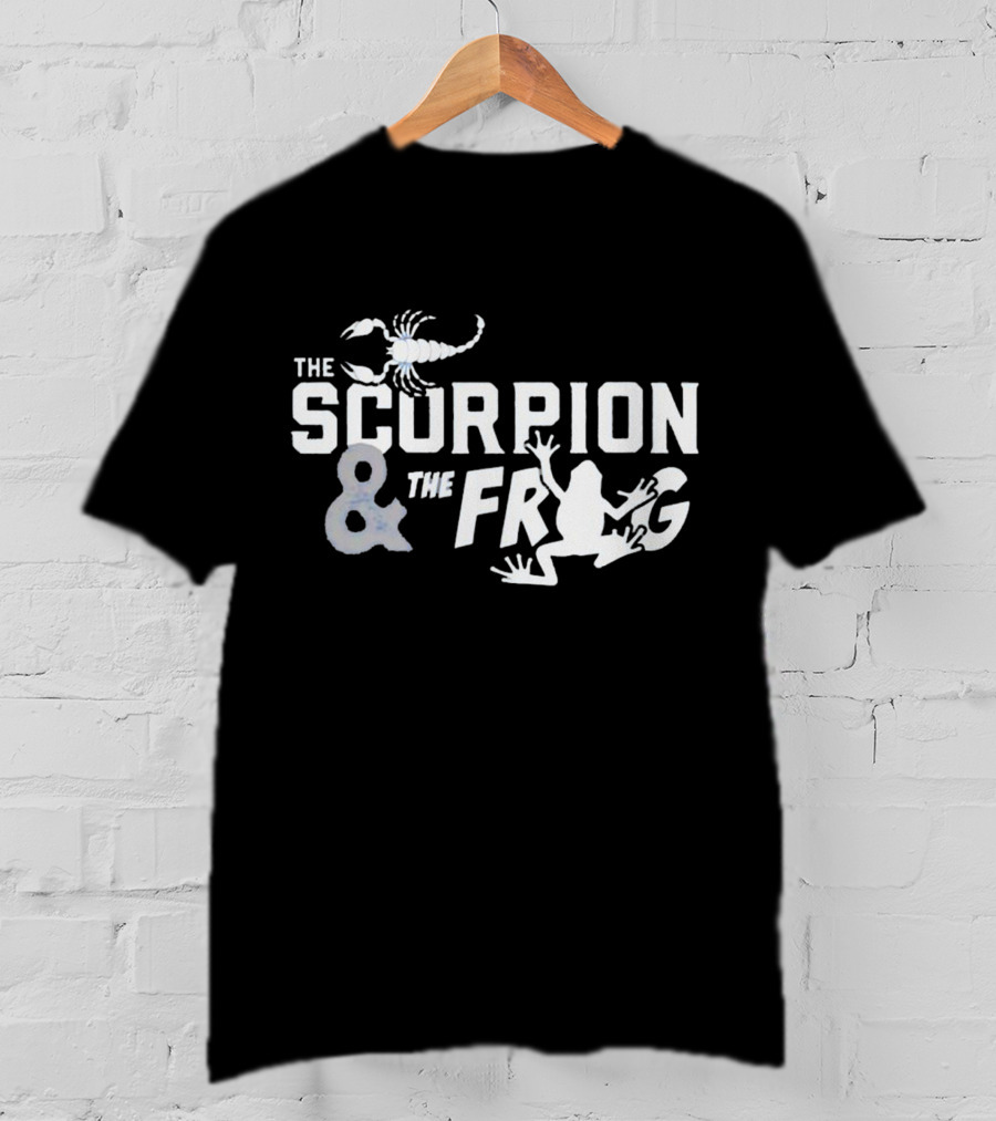 The Scorpion And The Frog Text Image With Scorpion And Frog T-Shirt