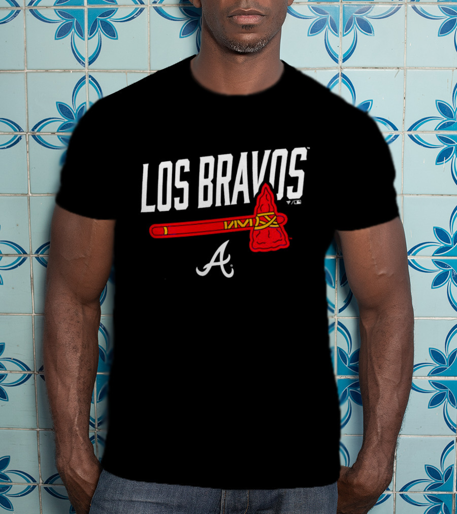 Los Bravos Atlanta Braves Axe T-Shirt