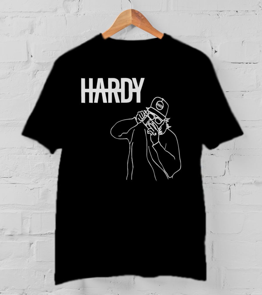 HARDY Country Music Vintage Camera Line T-Shirt