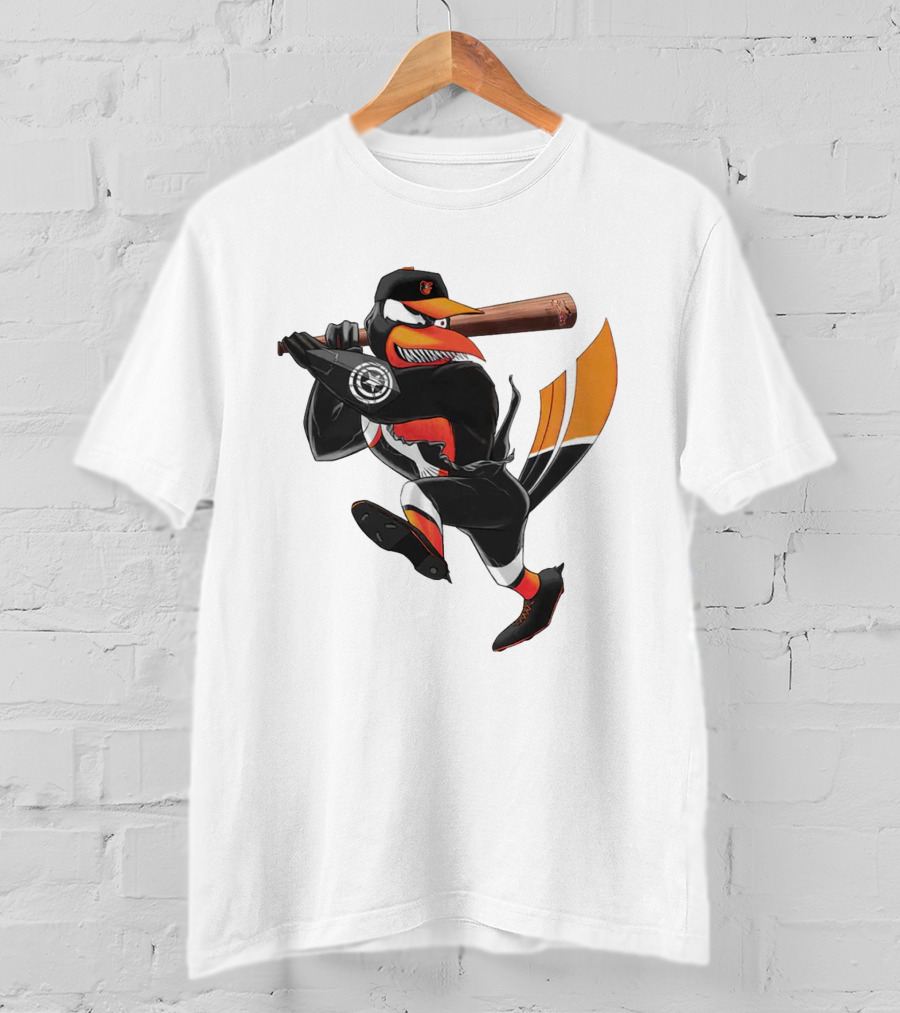 Baltimore Orioles Venom Bird Baseball Character T-Shirt