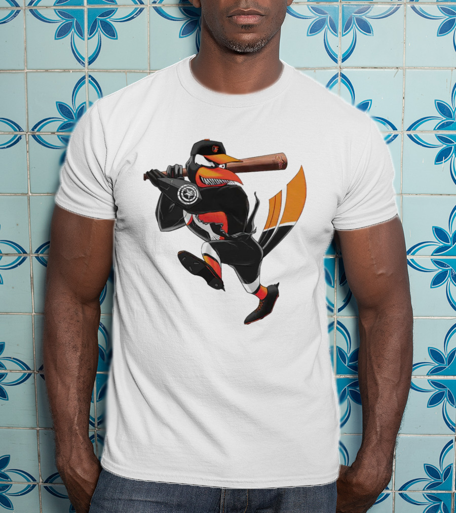 Baltimore Orioles Venom Bird Baseball Character T-Shirt