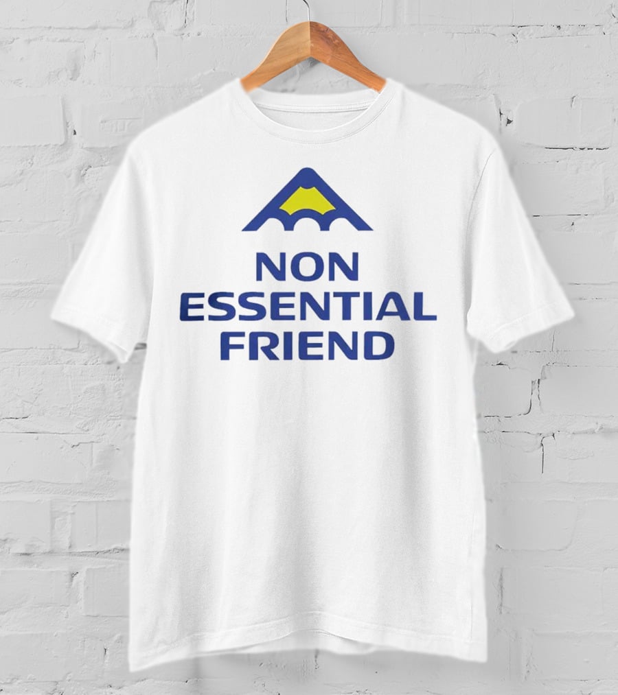 Non Essential Friend Inverted Bat T-Shirt