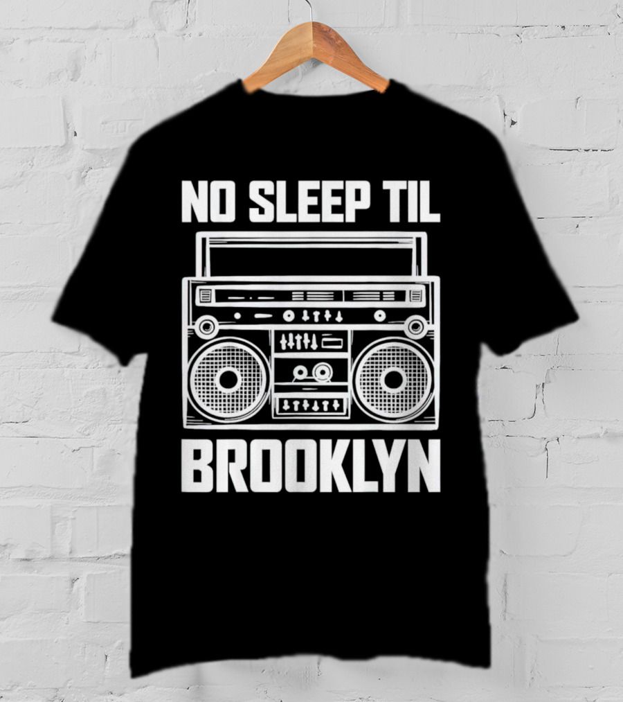 No Sleep Til Brooklyn Boombox T-Shirt