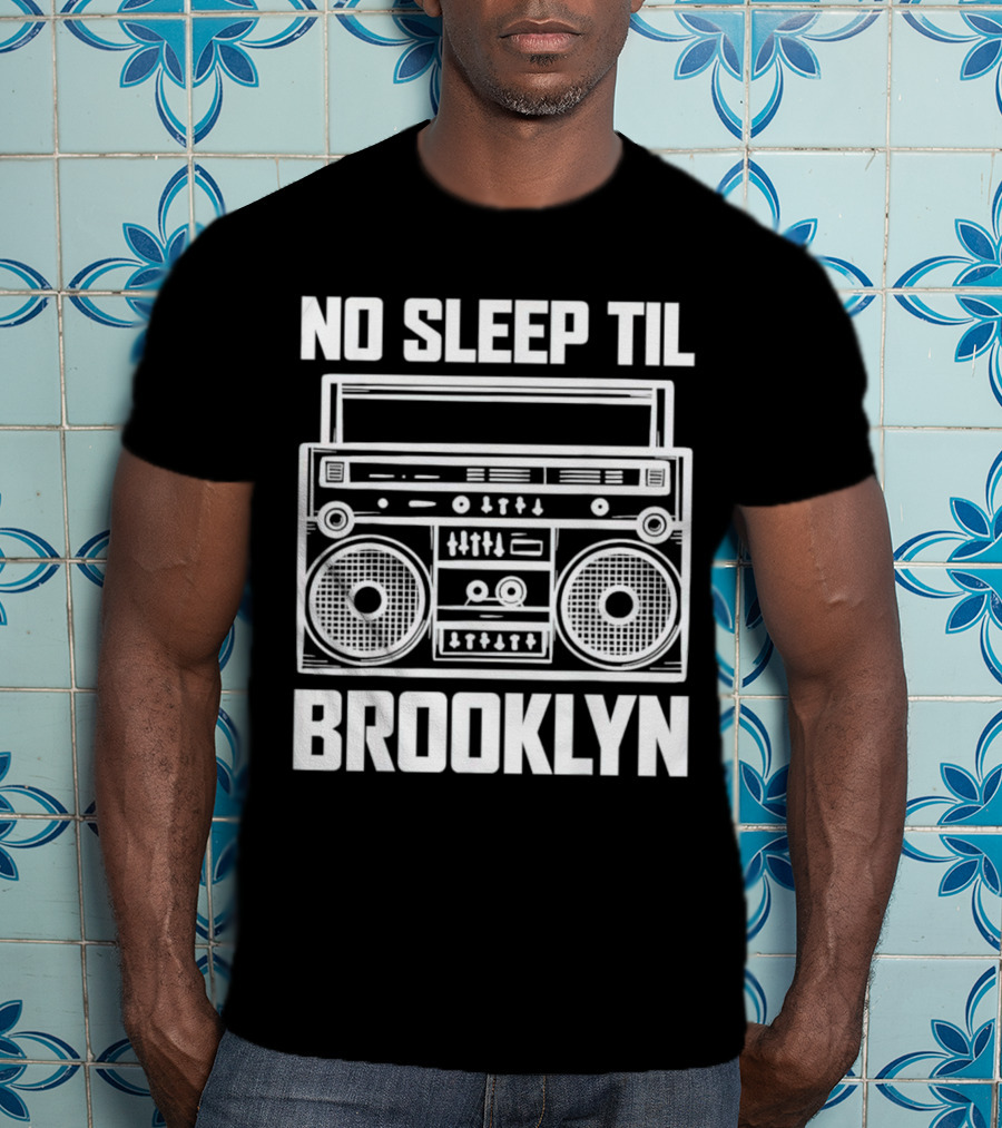No Sleep Til Brooklyn Boombox T-Shirt