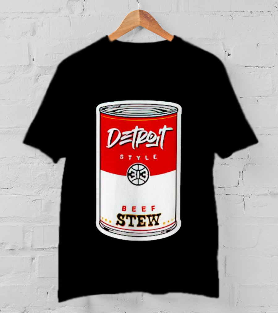 Detroit Style 313 Beef Stew Can T-Shirt