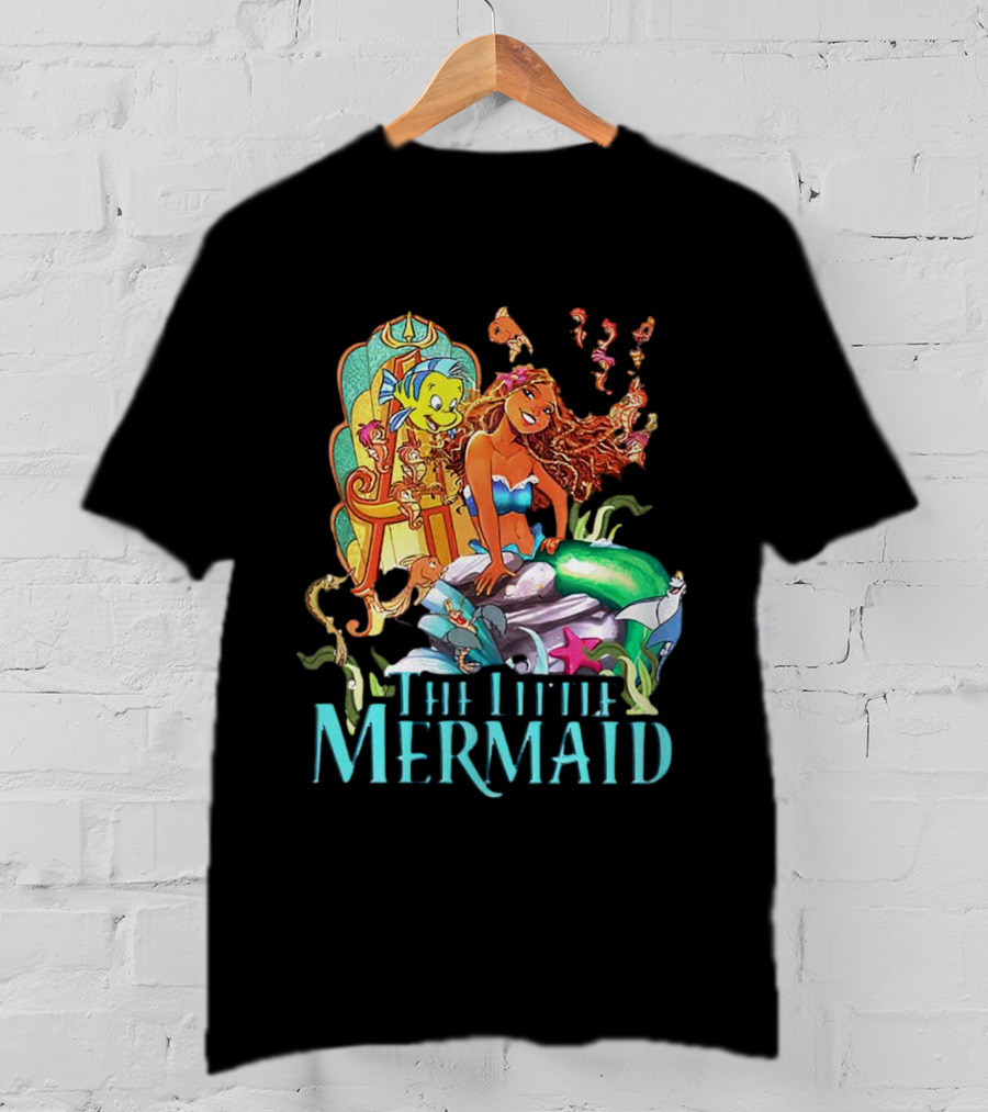 Disney The Little Mermaid Ariel And Friends Vibrant T-Shirt