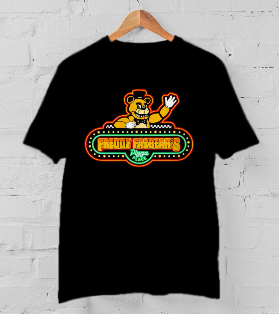 Freddy Fazbear’s Pizza Place Neon Bear T-Shirt