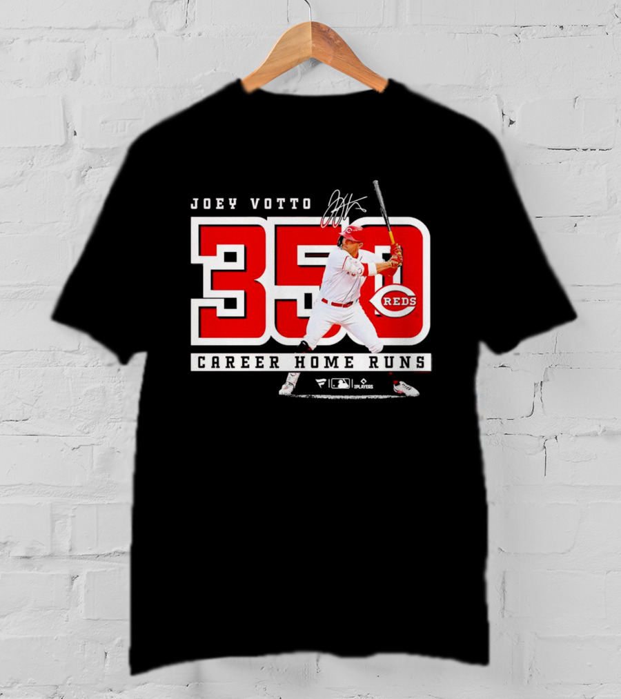 Joey Votto Reds 350 Career Home Runs Signature T-Shirt