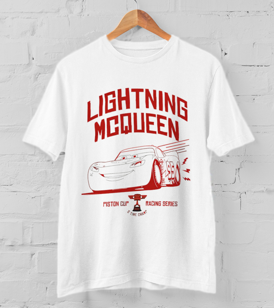 Lightning McQueen 95 Piston Cup Racing Series Winner T-Shirt