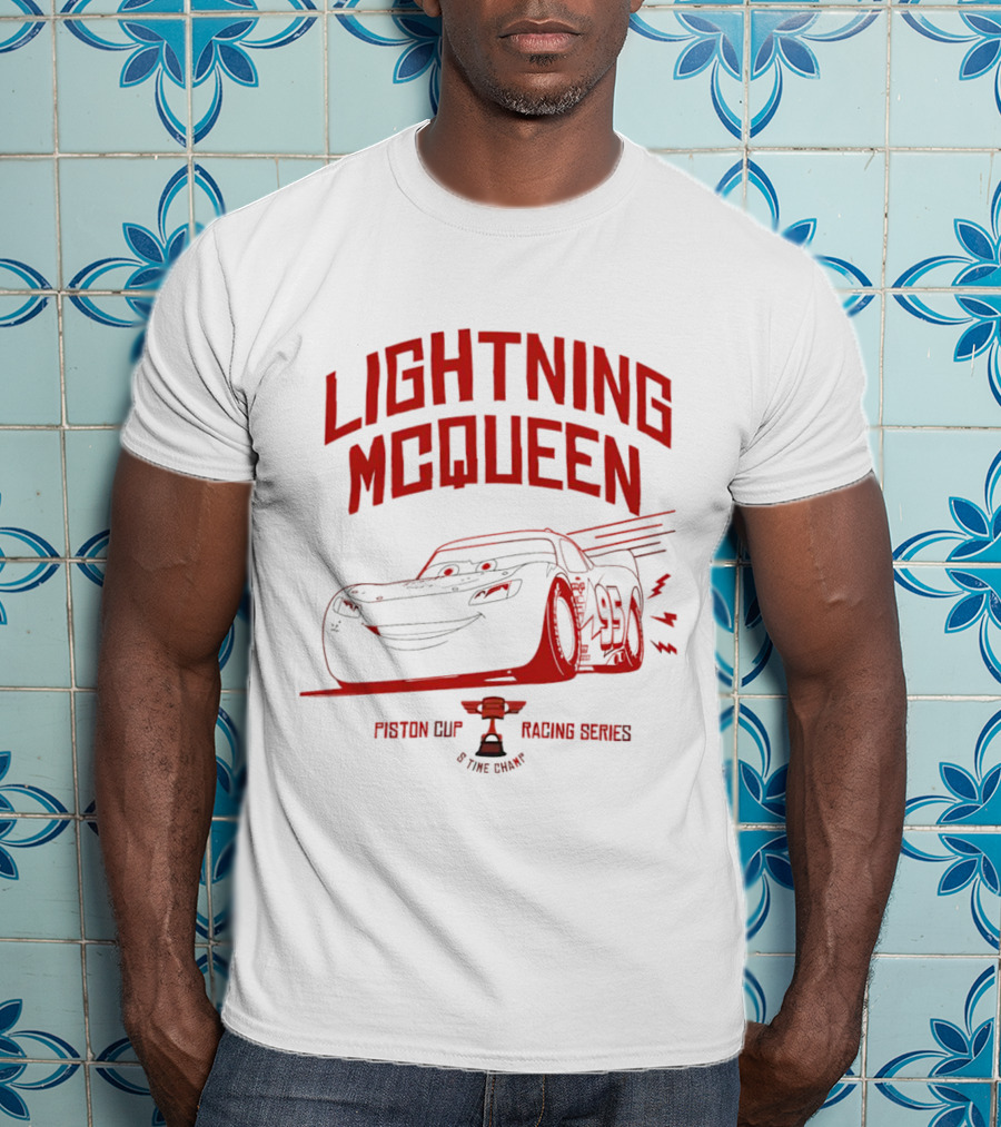 Lightning McQueen 95 Piston Cup Racing Series Winner T-Shirt